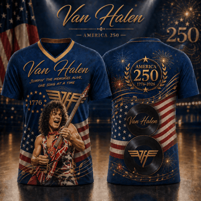 VHL | Premium America 250th Celebration V-Neck Shirt BK | RF18