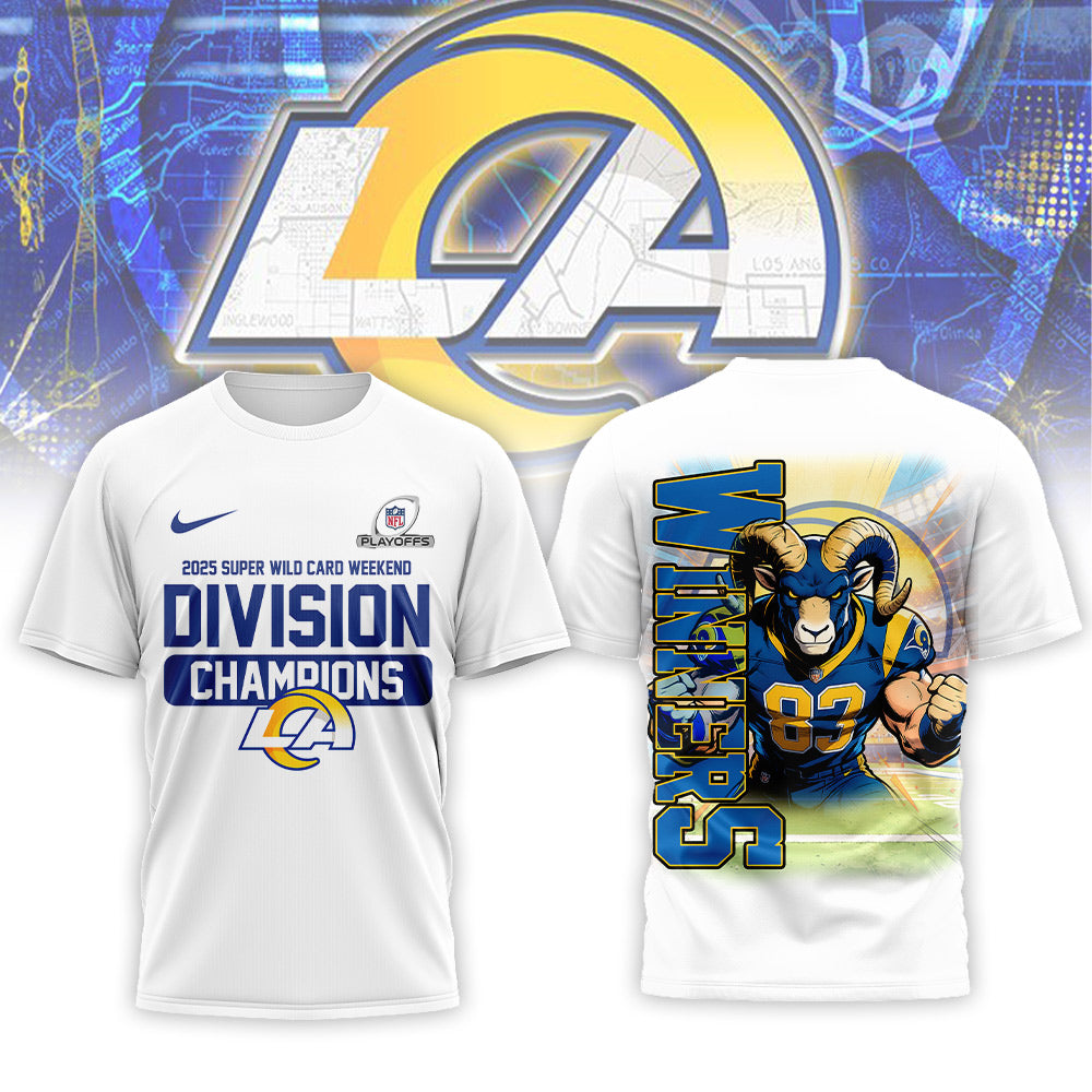 Los Angeles Rams | Premium NFL Wild Card Weekend 3D Shirt | NT21