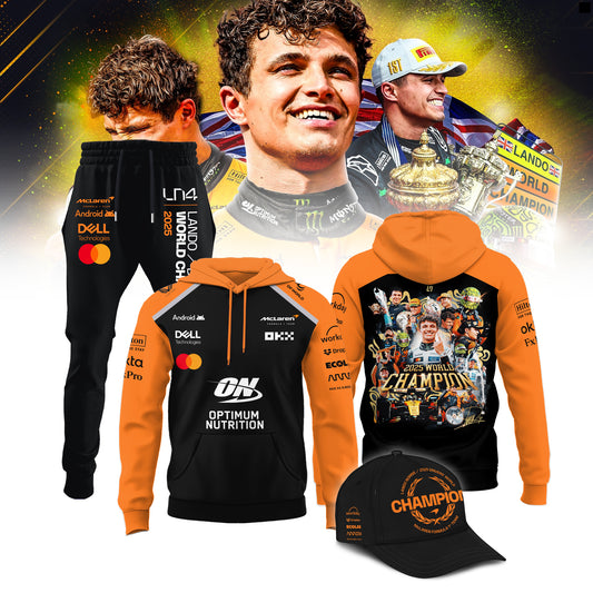 McLaren Lando Norris 2025 F1 World Champions Limited Edition Hoodie