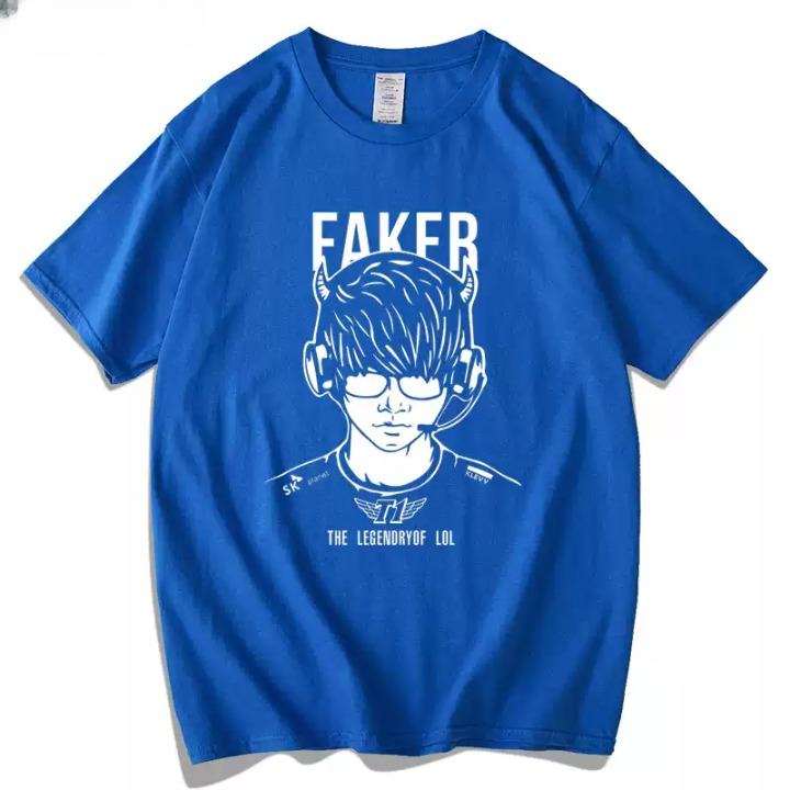 T1 Faker Unkillable Demon King T-Shirt - 100% Cotton LoL Esports SKT Graphic Tee Unisex