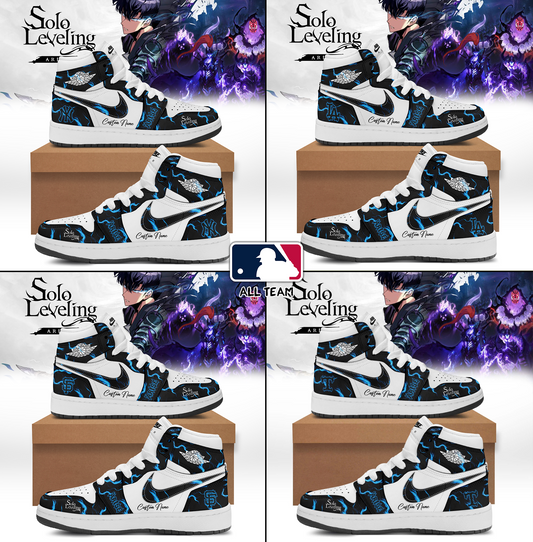 MLB ALL TEAMS x Solo Leveling Shadow Army Custom Shoes