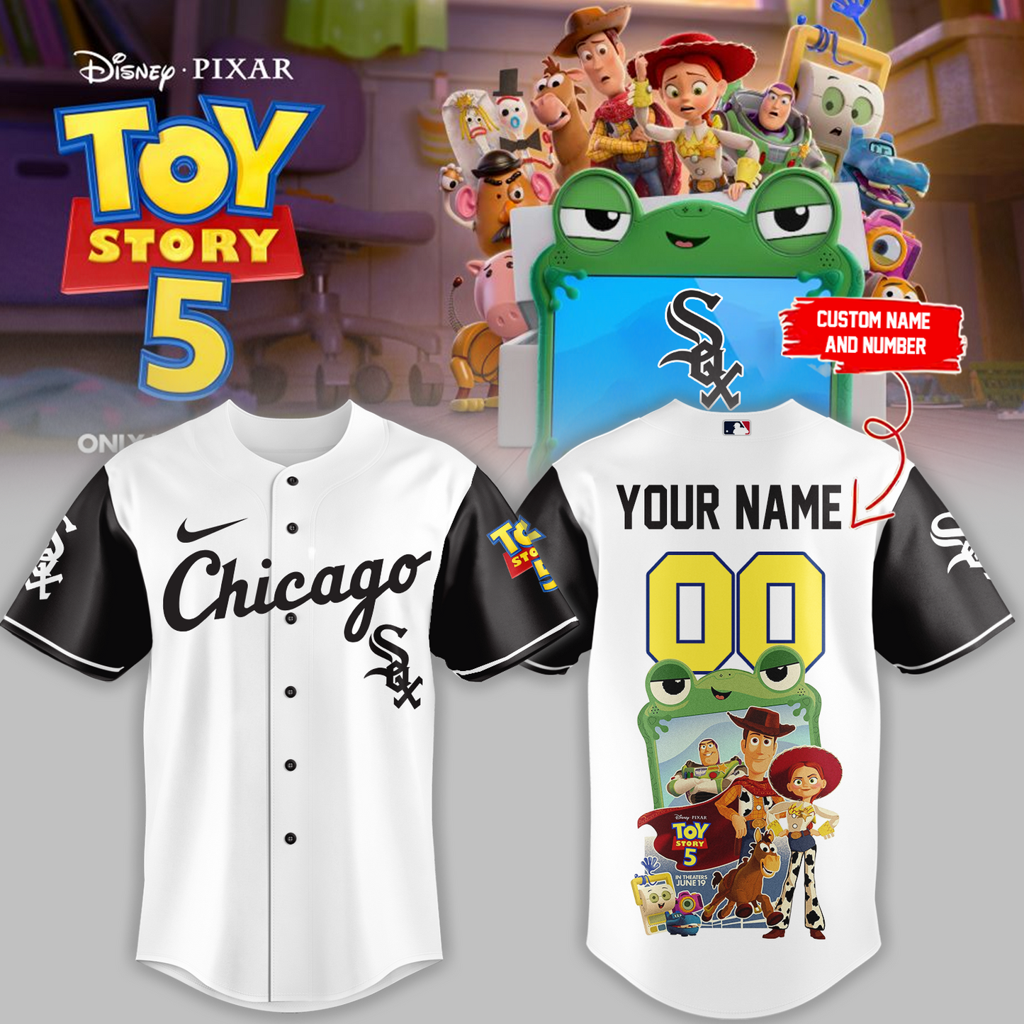 MLB x Toy Story 5 Limited Edition - Jersey (Custom Name, CustomNumber) | LU38