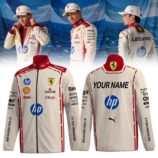 ,Limited Edition  Stand up zipper for the Monaco Grand Prix,F1 Windbreaker Jacket(Custom Name) | TR21