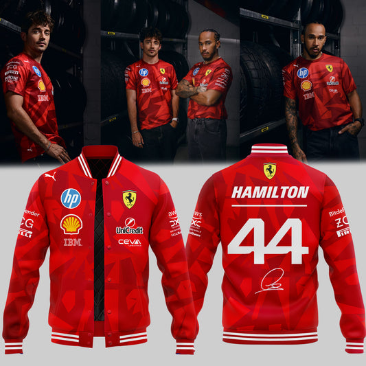 ___,,,.Ferrari Signature Lewis Hamilton 44 Bomber | GD94