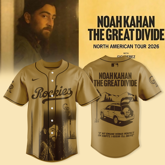 _ Colorado Rockies x Noah Kahan - “The Great Divide Tour 2026” Jersey Collection | FV64