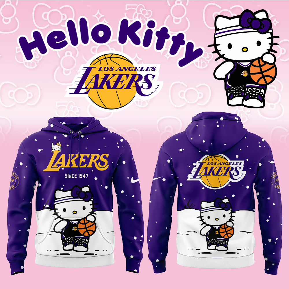 Los Angeles Lakers Hello Kitty New 2026 Combo Hoodie