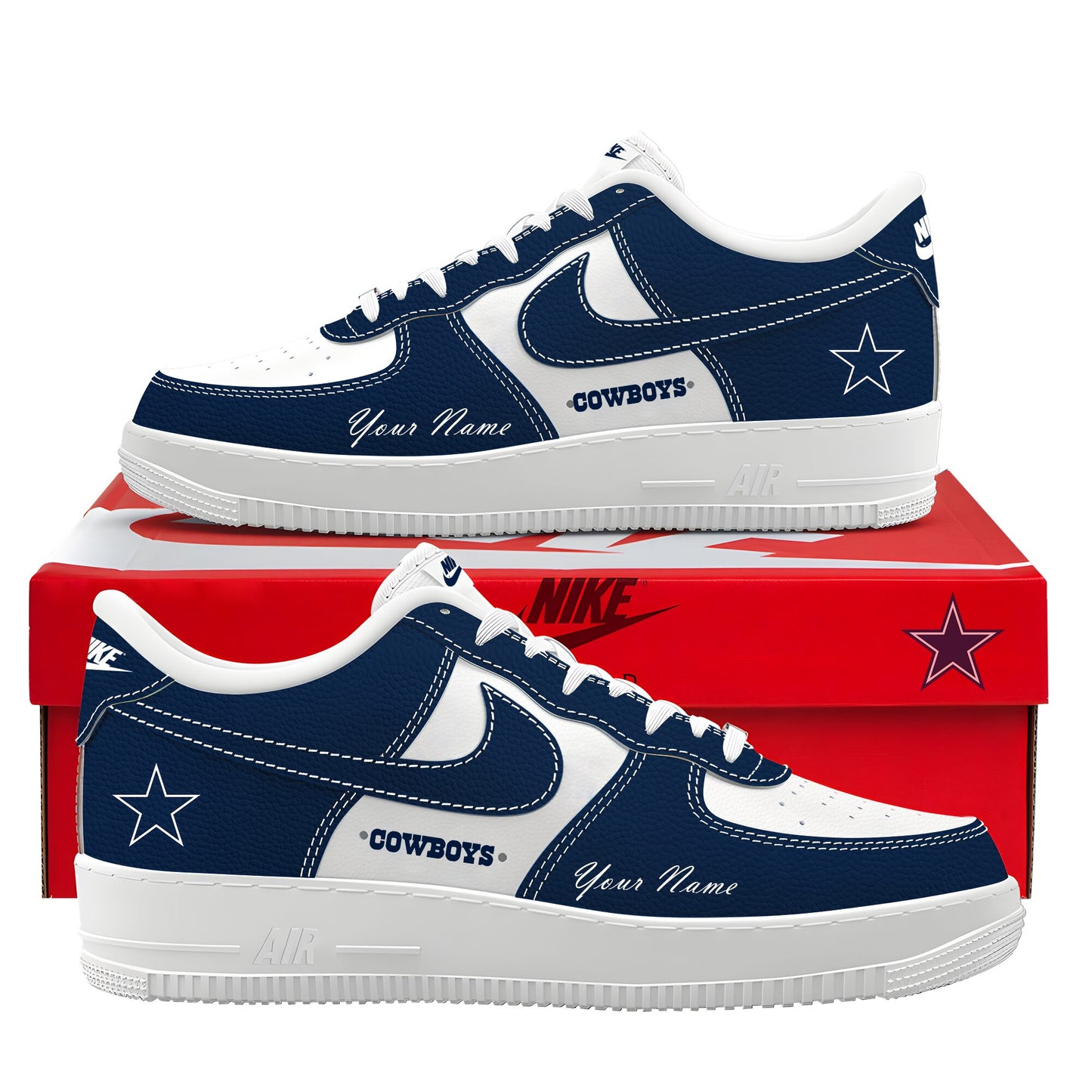 Dallas Cowboys | Customized AF1 Shoes | DR81