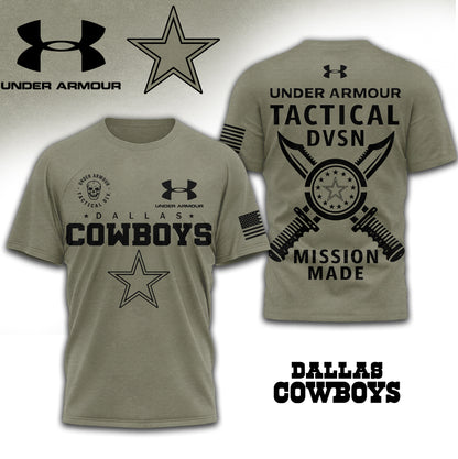 Dallas Cowboys | Premium NFL Tactical Under Armour 3D Shirt | KS44