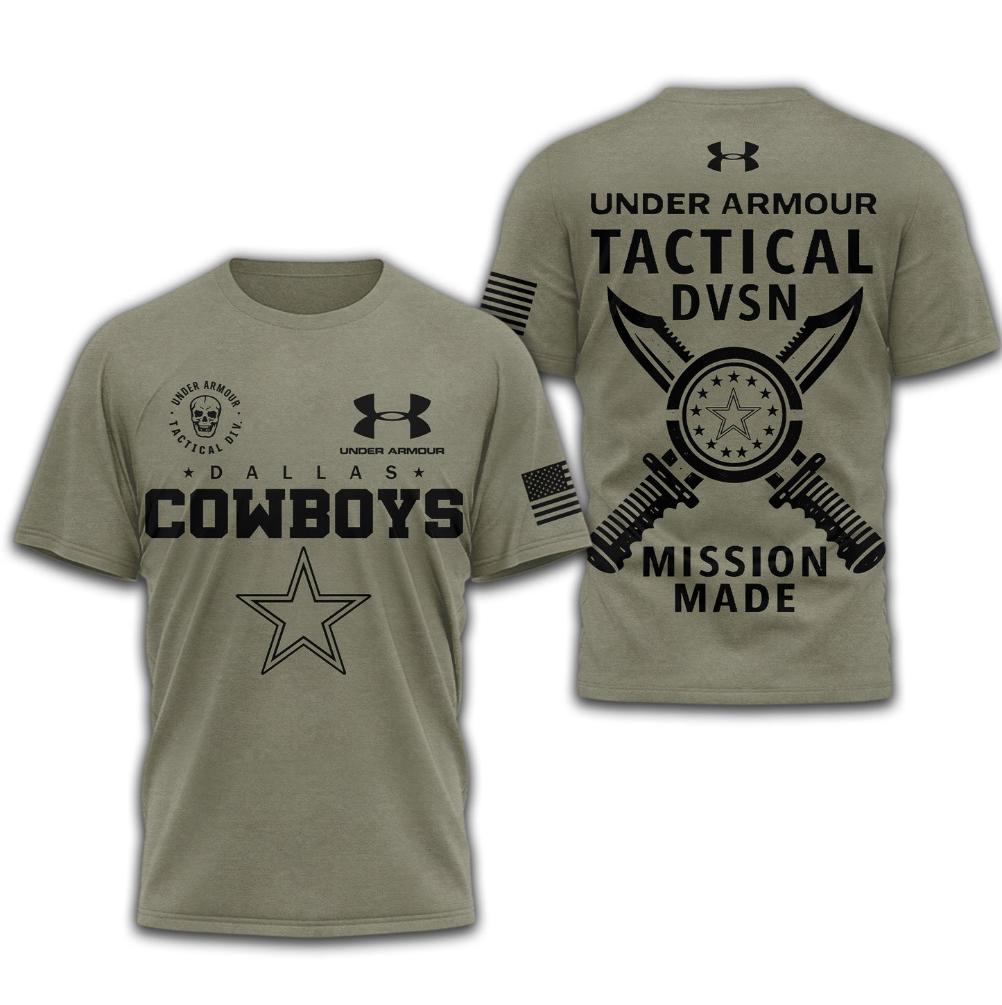 Dallas Cowboys | Premium NFL Tactical Under Armour 3D Shirt | KS44