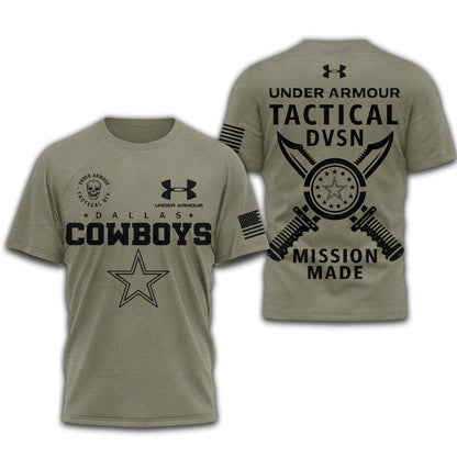 Dallas Cowboys | Premium NFL Tactical Under Armour 3D Shirt | KS44