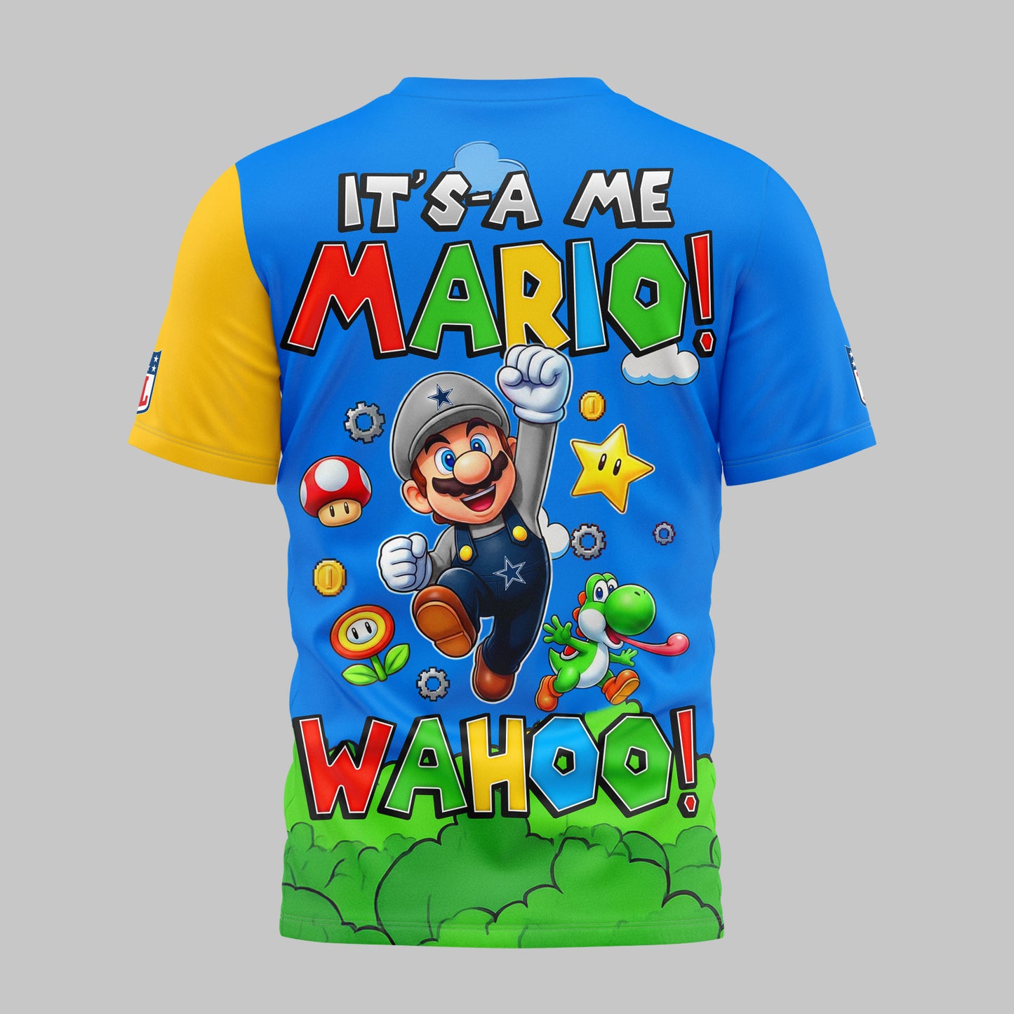 Dallas Cowboys | Premium NFL Its a Me Mario 3D Shirt | GW57