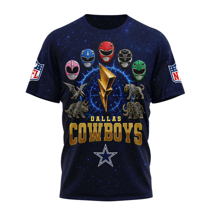 Dallas Cowboys | Premium NFL Go Go Rangers 3D Shirt | WI84