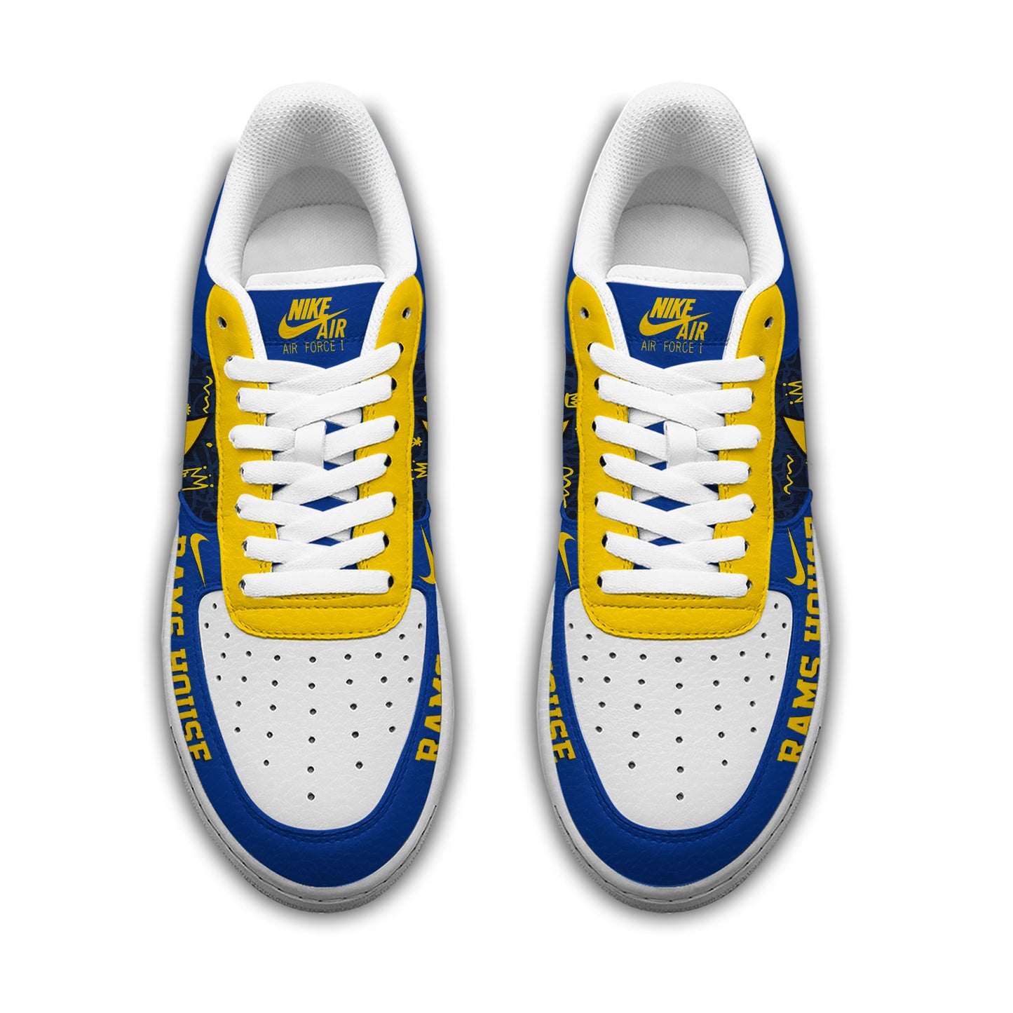 Los Angeles Rams | Premium NFL Playoffs 2025-26 AF1 Shoes | TG79