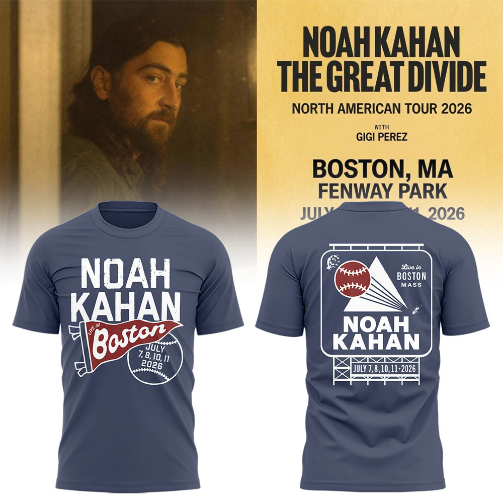 Limited Editon The Great Divide Tour At Fenway Park Boston Tshirt | LO67