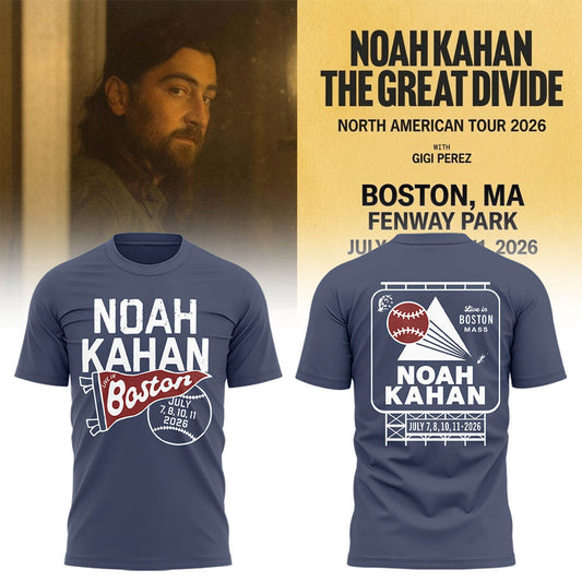 Limited Editon The Great Divide Tour At Fenway Park Boston Tshirt | LO67