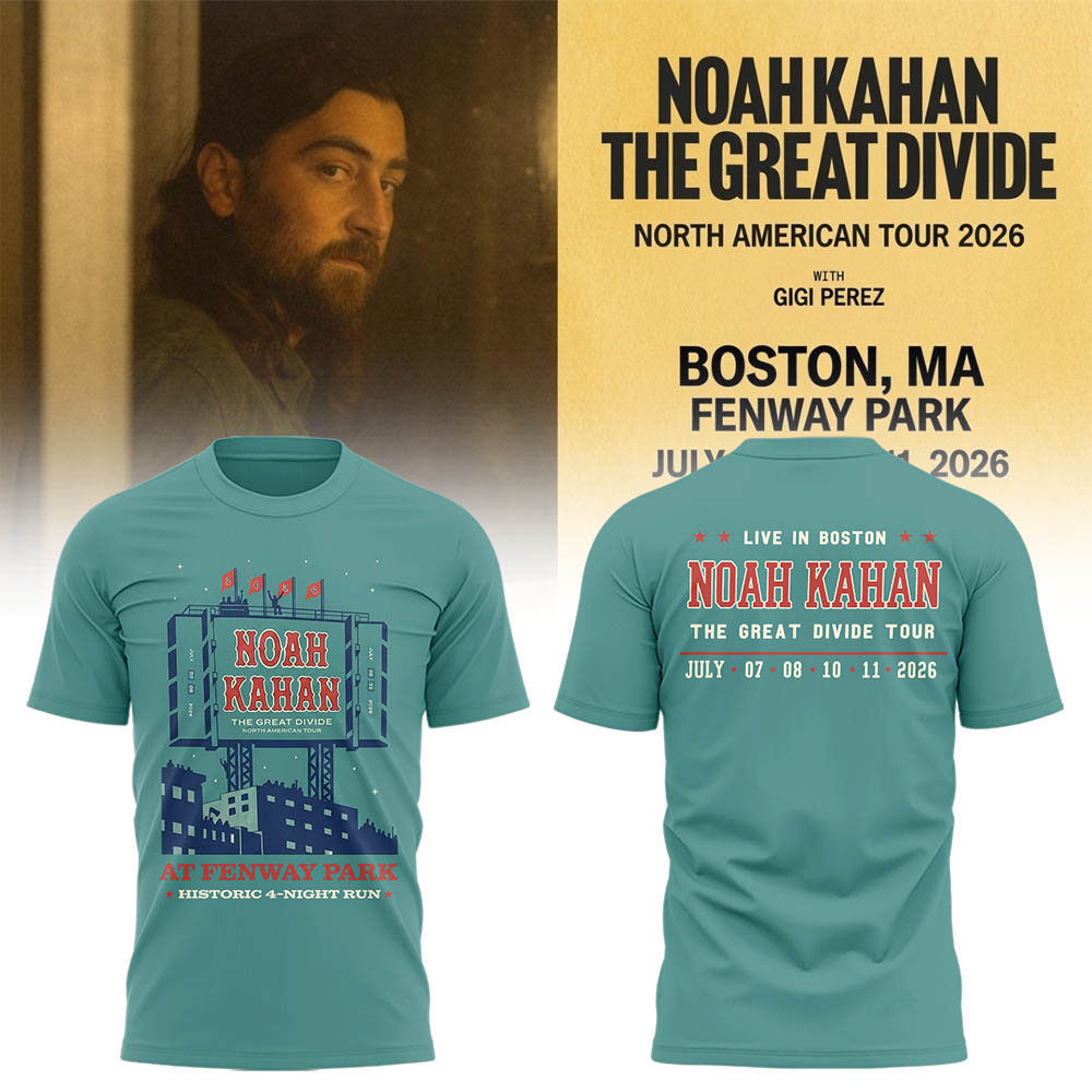 Limited Editon The Great Divide Tour At Fenway Park Boston Tshirt | KV76