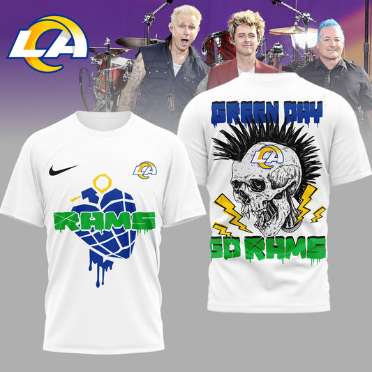 Los Angeles Rams | Premium NFL Green Day Football 3D Shirt | ES64