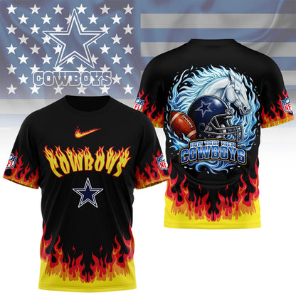 Dallas Cowboys | Premium NFL Firewave 3D Shirt | UN73