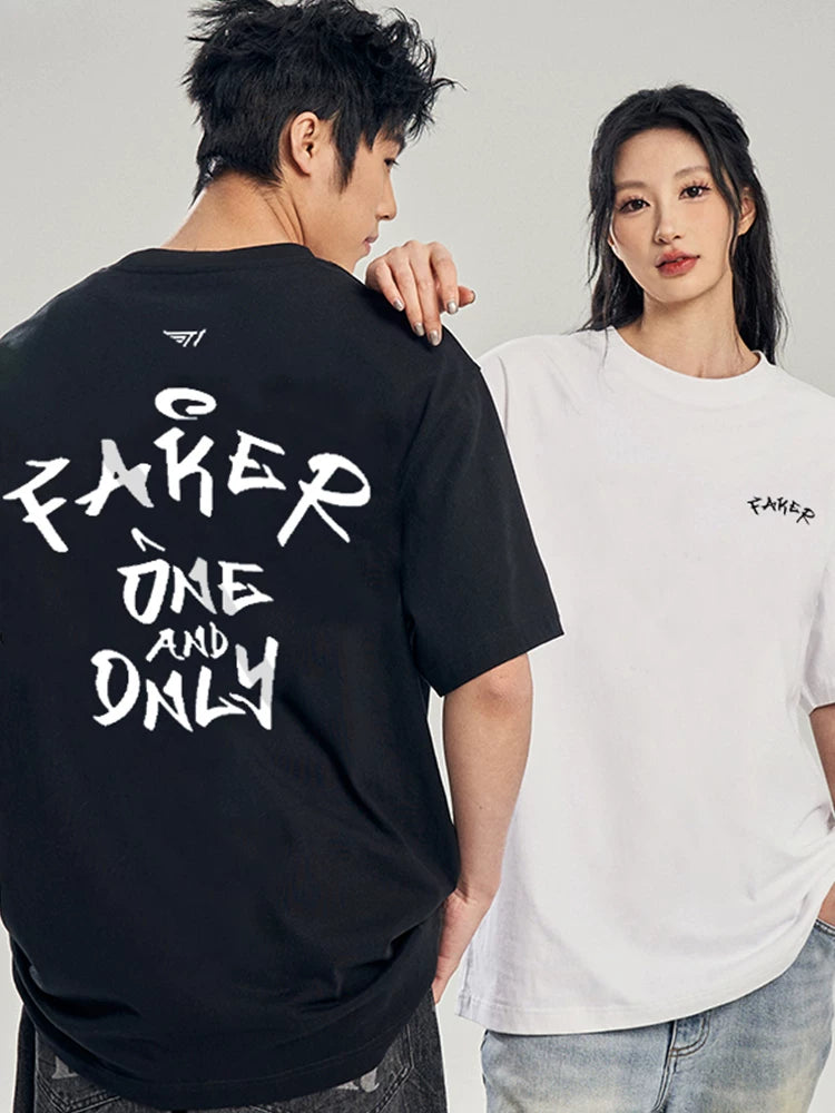 T1 Esports World Champions T-Shirt - Faker Same Style SKT Team Supporter Shirt, LoL Fan Apparel