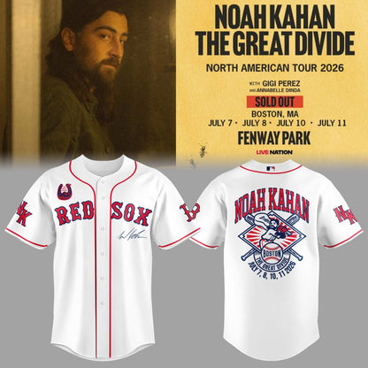 Limited Editon The Great Divide Tour At Fenway Park Boston Jersey | LJ84