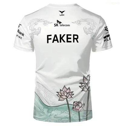 New T1 E-Sports Club Faker Special Limited Edition League Of Legends T1 Trendy 3D T-shirt Gaming Sports Unisex Tops Men Clothing | GI13