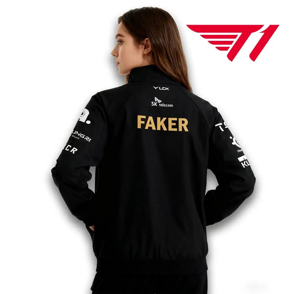 2025 World Championship T1 Team Jackets Jersey SKT Faker LCK Esports Club Training Uniform Men Women Autumn/winter Sports Jacket | AD82