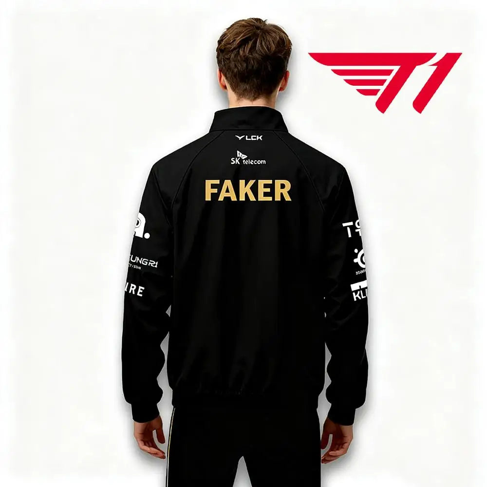 2025 World Championship T1 Team Jackets Jersey SKT Faker LCK Esports Club Training Uniform Men Women Autumn/winter Sports Jacket | AD82