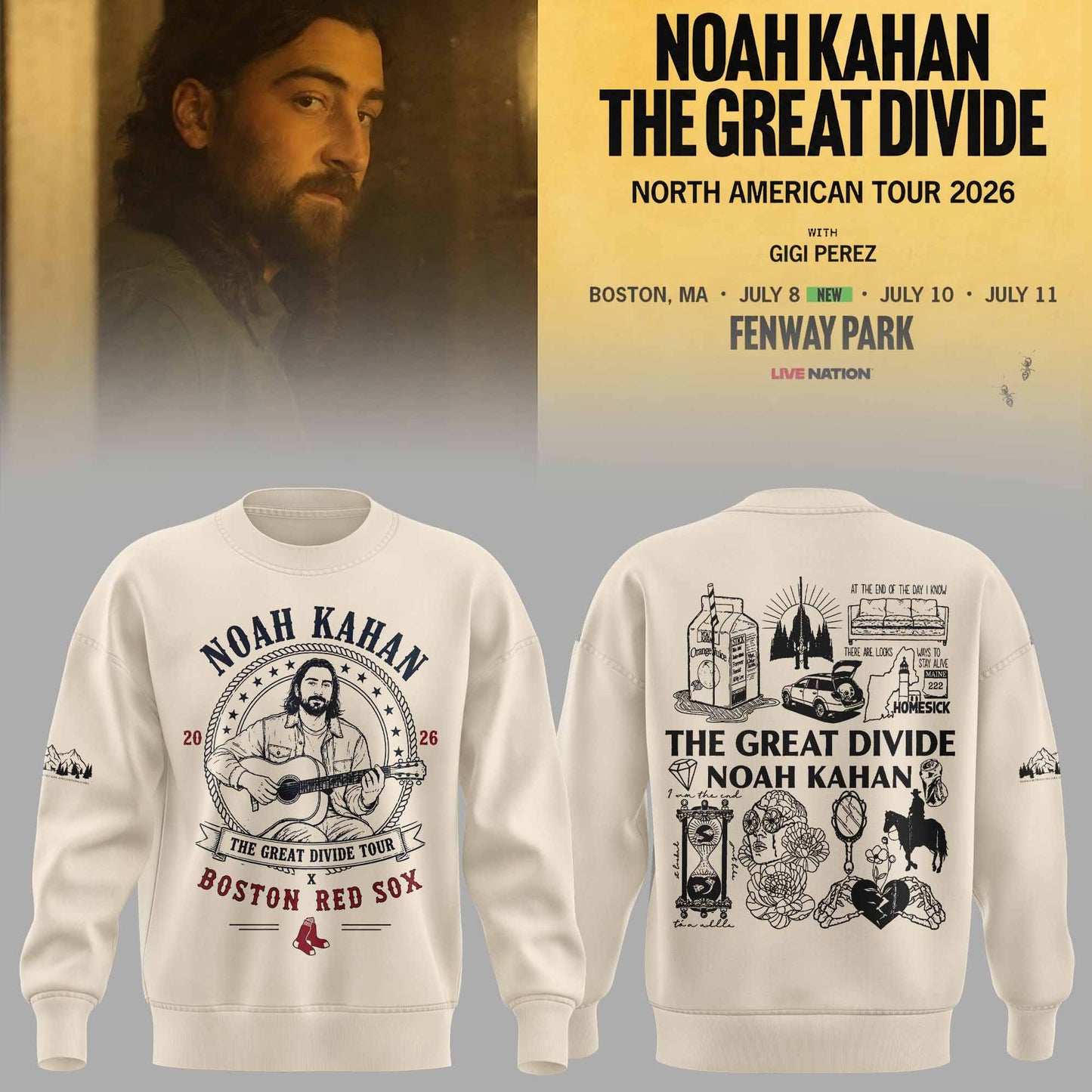 _Noah Kahan - The Great Divide Tour 2026 Limited Sweater | JB14