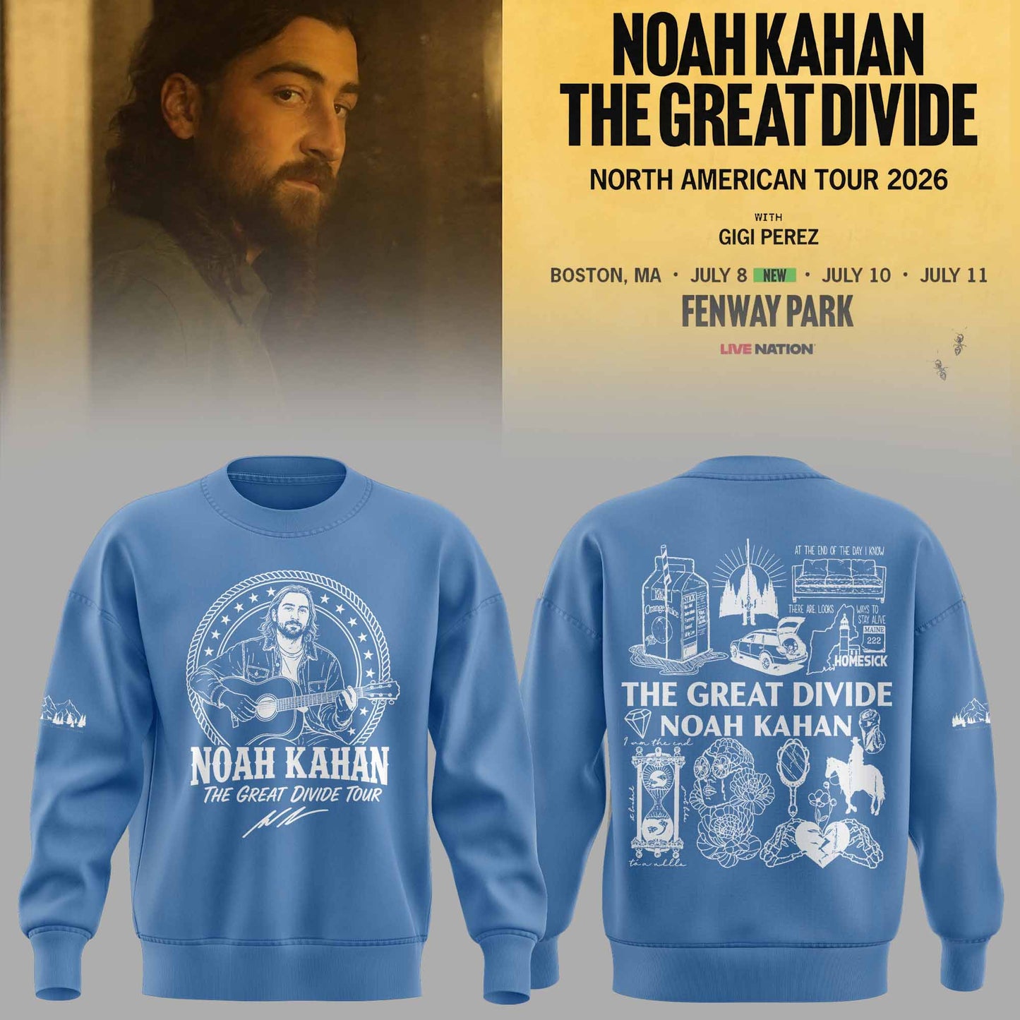 _Noah Kahan - The Great Divide Tour 2026 Limited Sweater | JL59