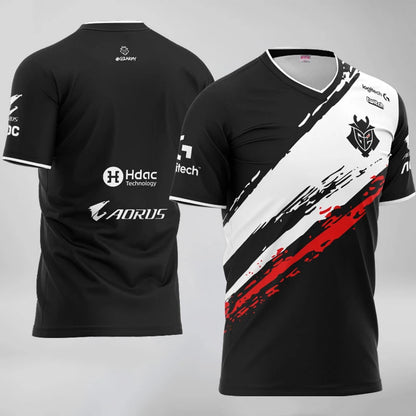 New Summer G2 Esports T Shirt Game LOL CSGO Essentials T-shirt Women Men 3D Print Oversized Tops Girl Boys Kids Short Sleeve Tee | FT74