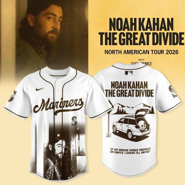 _ Seattle Mariners x Noah Kahan - “The Great Divide Tour 2026” Jersey Collection | KO27