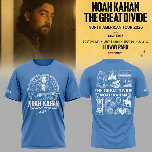 _ Noah Kahan - The Great Divide Tour 2026 Limited Tshirt | GC28