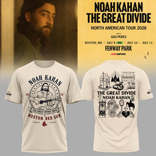 _ Noah Kahan - The Great Divide Tour 2026 Limited Tshirt | ZG21