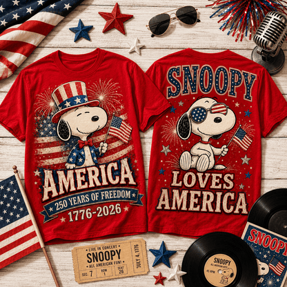 Premium SNPY America 250 Years of Freedom Tribute T-Shirt TD | TA47
