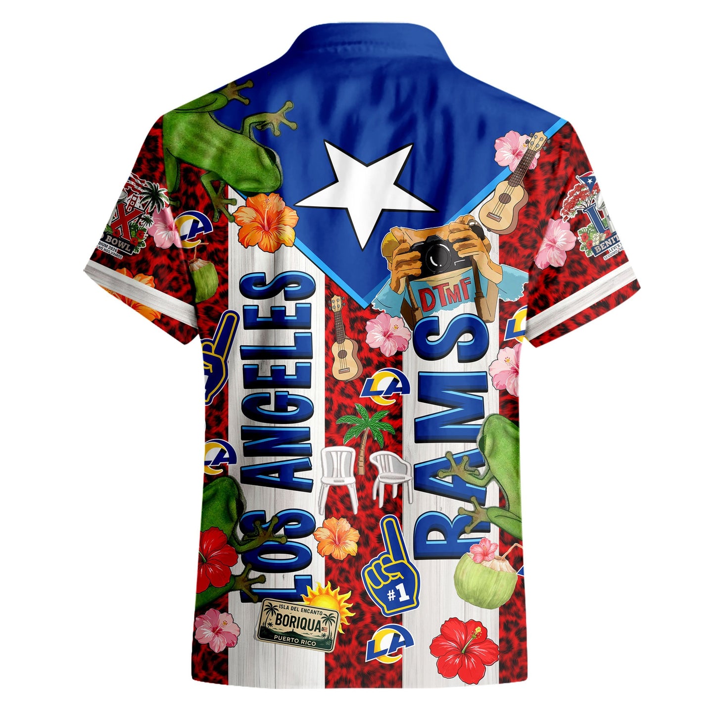 Los Angeles Rams | Premium NFL Benito Bowl Hawaiian Shirt | AF33