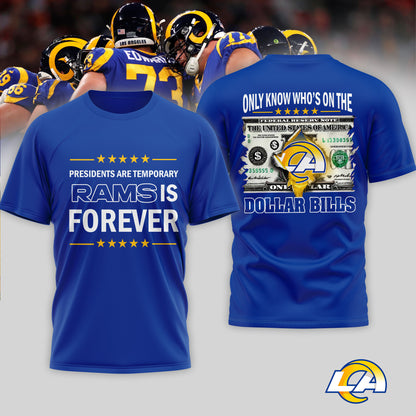 Los Angeles Rams | Premium NFL Dollar Bill T-shirt | KS31