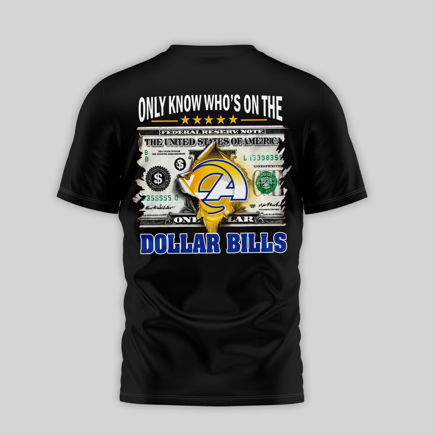 Los Angeles Rams | Premium NFL Dollar Bill T-shirt | KS31