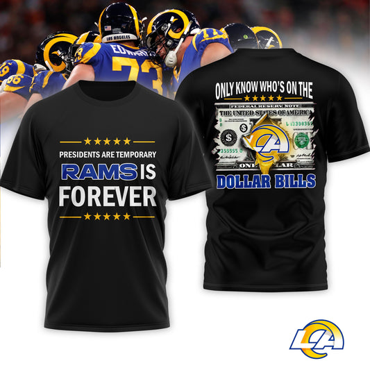 Los Angeles Rams | Premium NFL Dollar Bill T-shirt | KS31