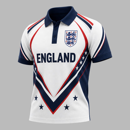 England | Premium WC26 National Pride Performance Polo & Shorts Set TD | WN99