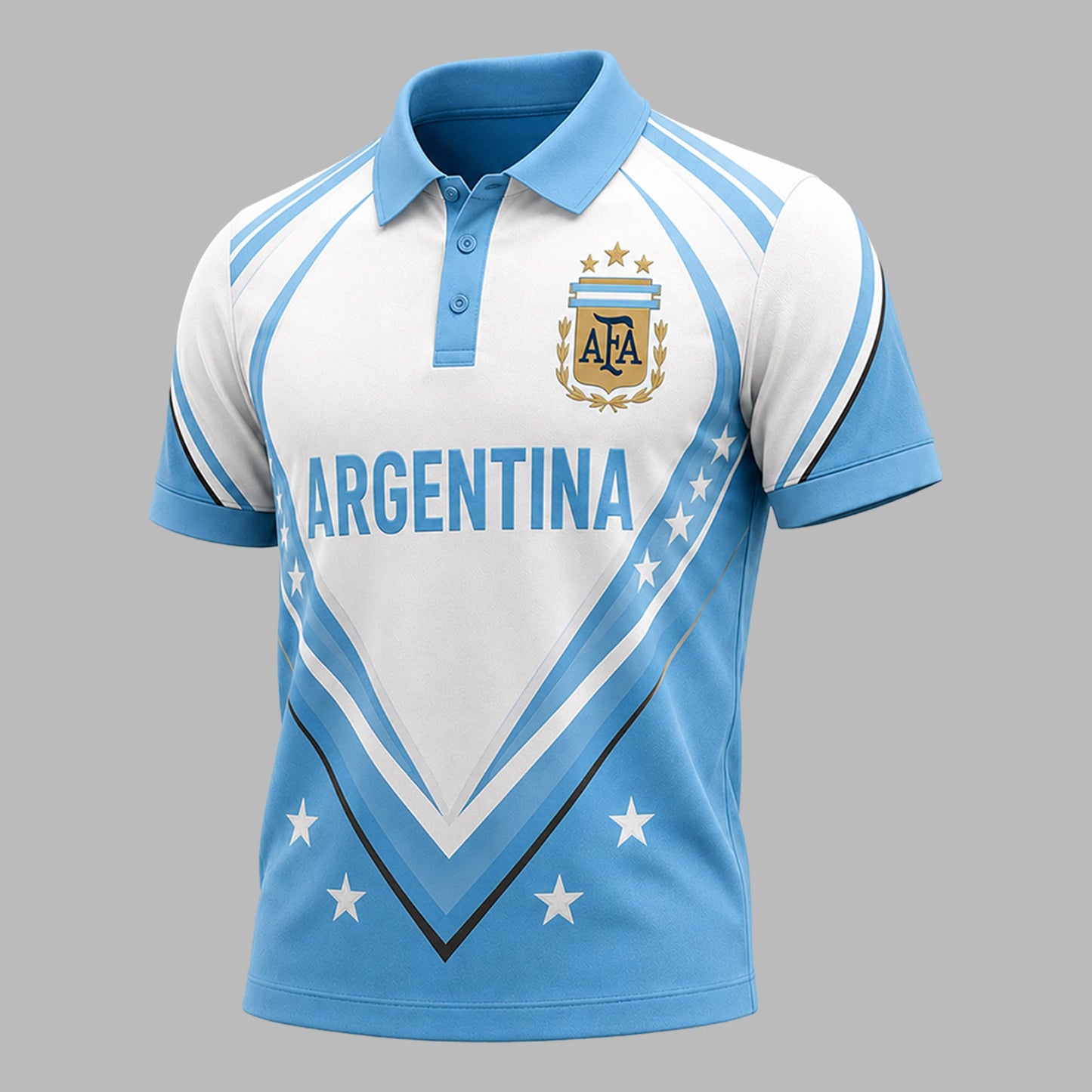 Argentina | Premium WC26 National Pride Performance Polo & Shorts Set TD | UW84