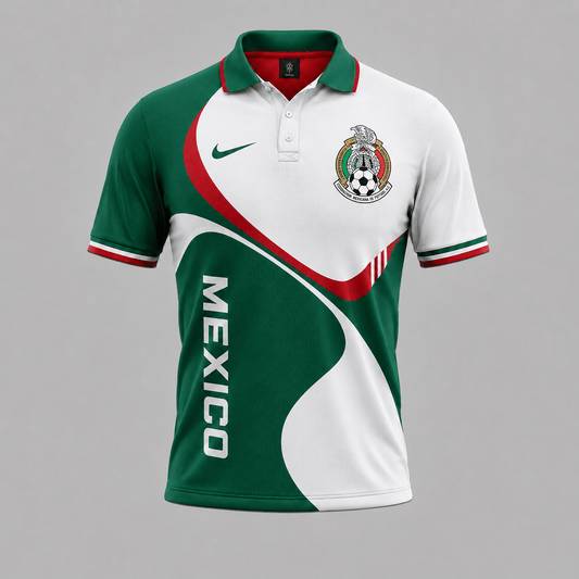 Mexico | Premium WC26 Victory Heritage Polo Shirt TD | AO87