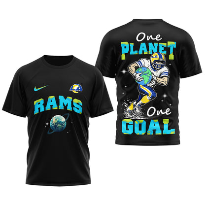 Los Angeles Rams | Premium NFL x Earth Day 3D Shirt | VP56