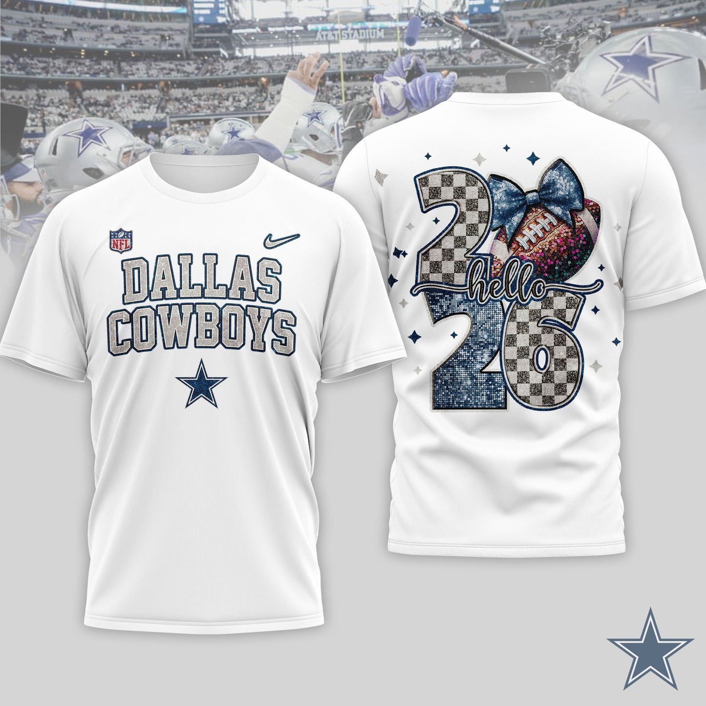 Dallas Cowboys | Premium NFL Hello 2026 Shirt | CM97