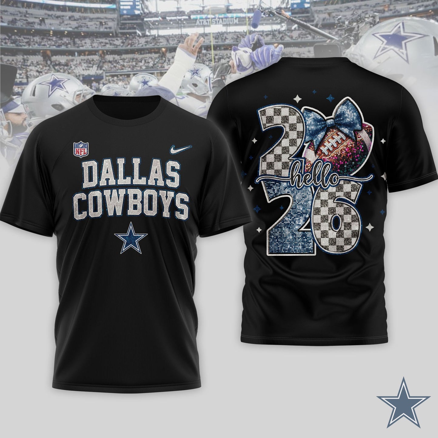 Dallas Cowboys | Premium NFL Hello 2026 Shirt | CM97