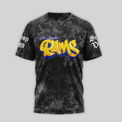 Los Angeles Rams | Premium NFL Snoop Dogg Bless this hizzle fo shizzle 3D Shirt | LO67