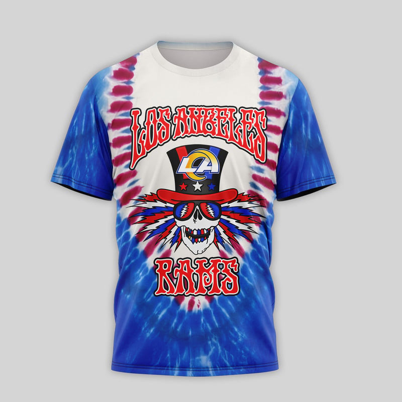 Los Angeles Rams | Premium NFL Grateful Dead 250 Years Of America 3D Shirt | JG52