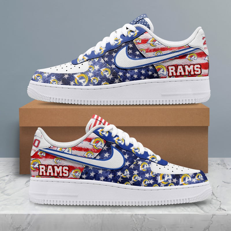 Los Angeles Rams | Premium NFL 250 Years Of America AF1 Shoes | HK54