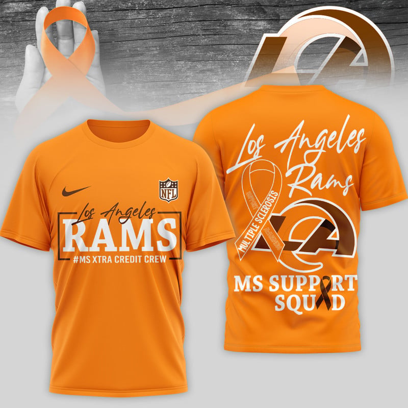 Los Angeles Rams | Premium NFL MS Support 3D T-Shirt | AY13