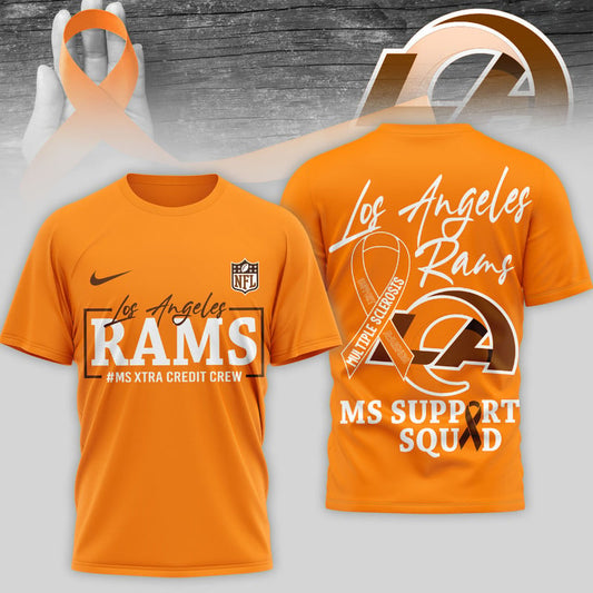 Los Angeles Rams | Premium NFL MS Support 3D T-Shirt | AY13