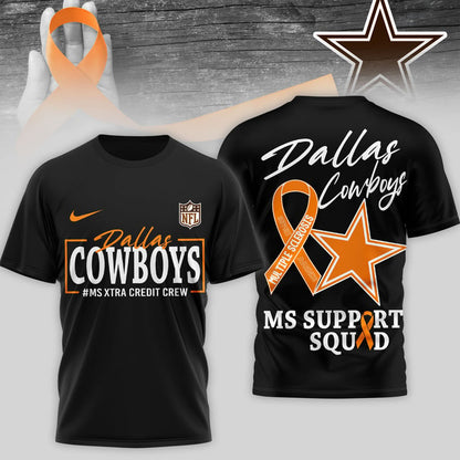 Dallas Cowboys | Premium NFL MS Support 3D T-Shirt | XQ99
